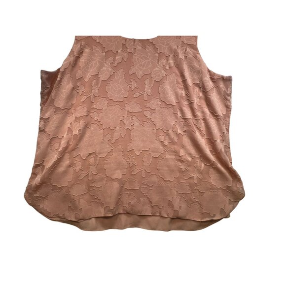 Chicos Womens Floral Embroidered Tank Top Size 4 (20/22) Pink Sleeveless Coasta - Picture 9 of 10